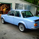 The freshly reassembled 2002 sits in front of the carport that was turned into a paint booth.